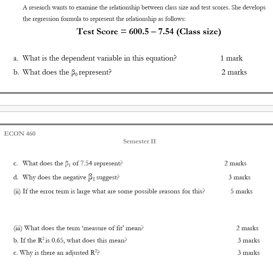 Solved A Research Wants To Examine The Relationship Between Chegg Com