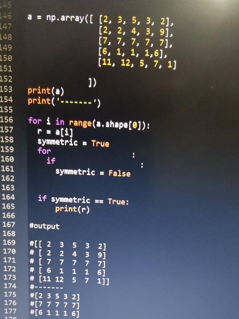 Solved Complet this python code so the output will be as the | Chegg.com