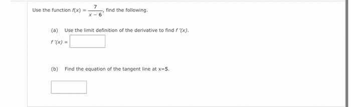 Solved Use The Function F X 5x 3xto Find The Following