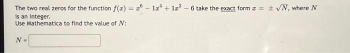 Solved Find the 20 digit approximation of using Mathematica. | Chegg.com