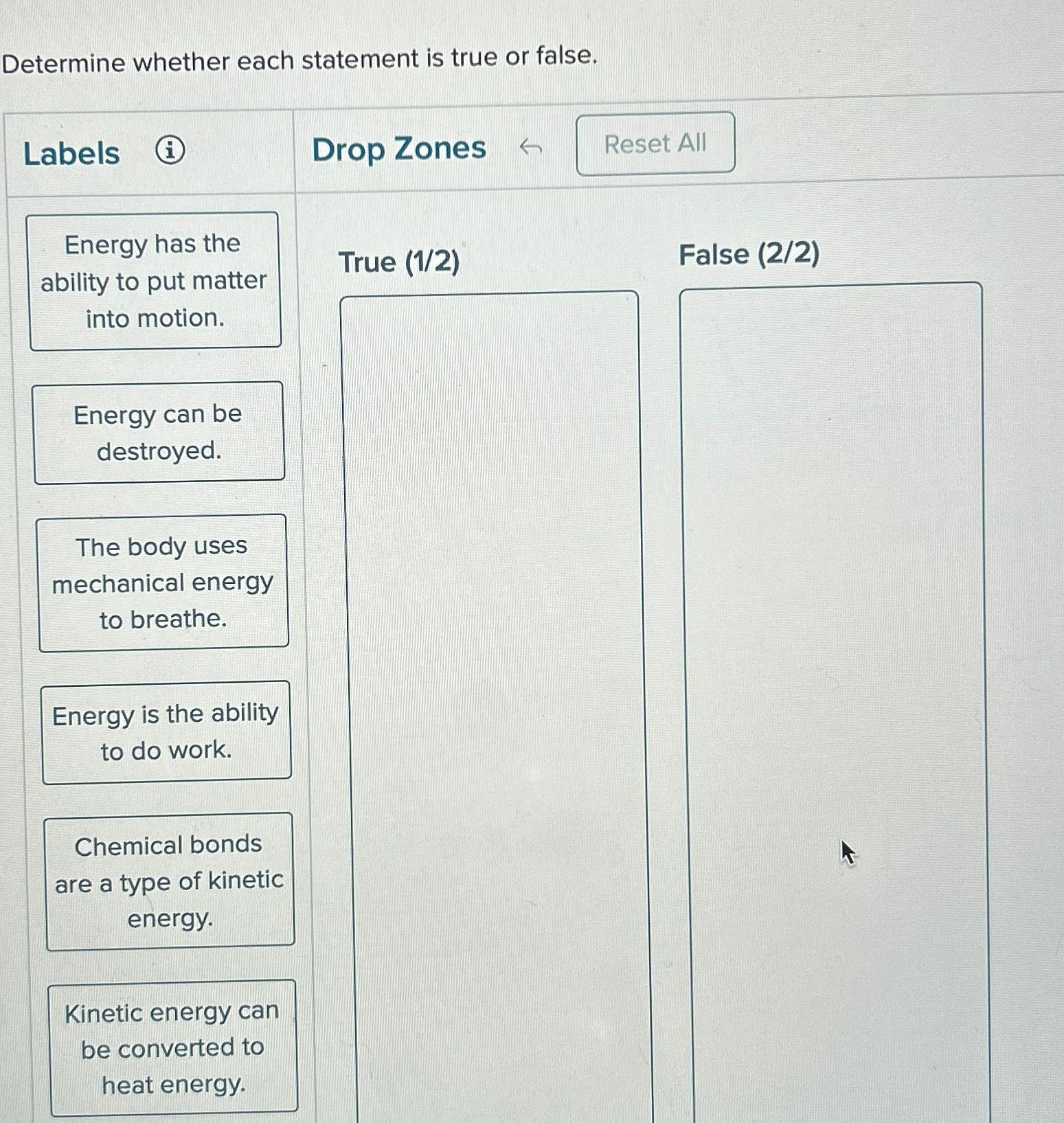 Solved Determine whether each statement is true or | Chegg.com