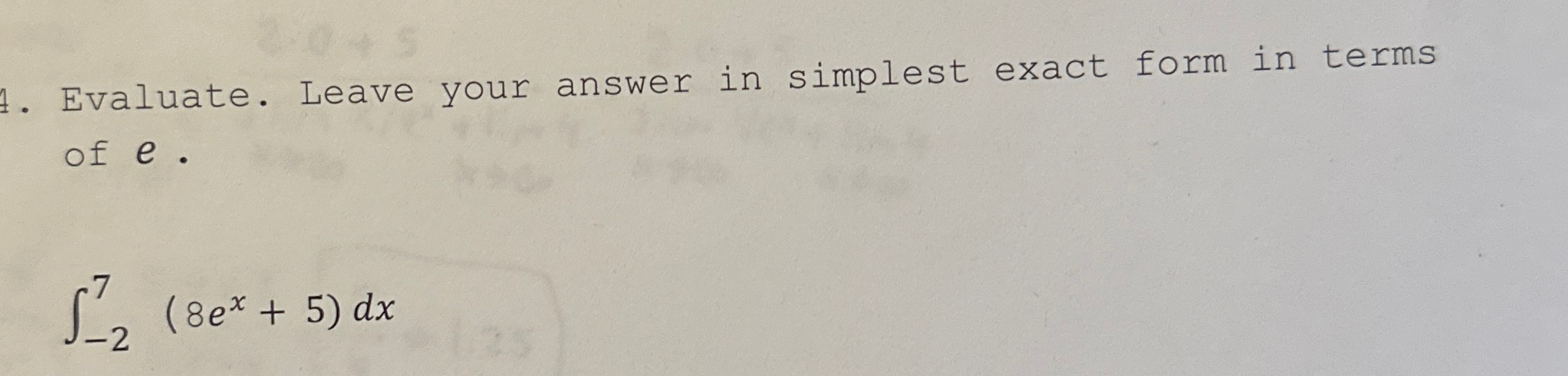 Solved Evaluate. Leave your answer in simplest exact form in | Chegg.com