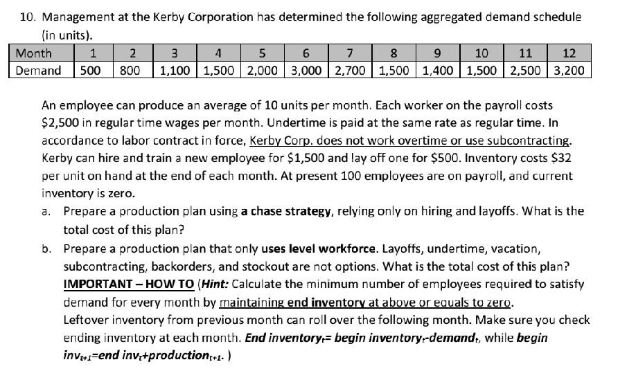 solved-10-management-at-the-kerby-corporation-has-chegg