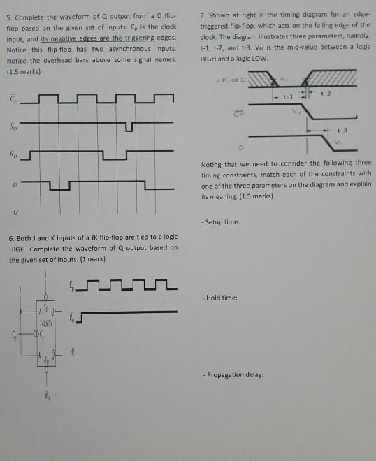 Solved 1. A clock signal (square wave) is shown below.
