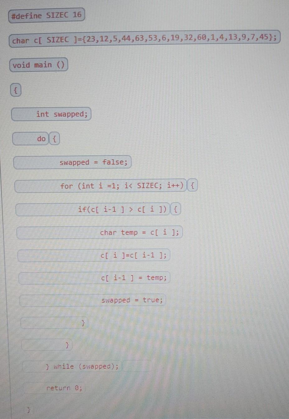 Solved The bubble sort algorithm is a simple sorting | Chegg.com