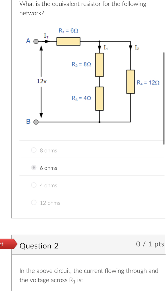 Solved What is the equivalent resistor for the following | Chegg.com