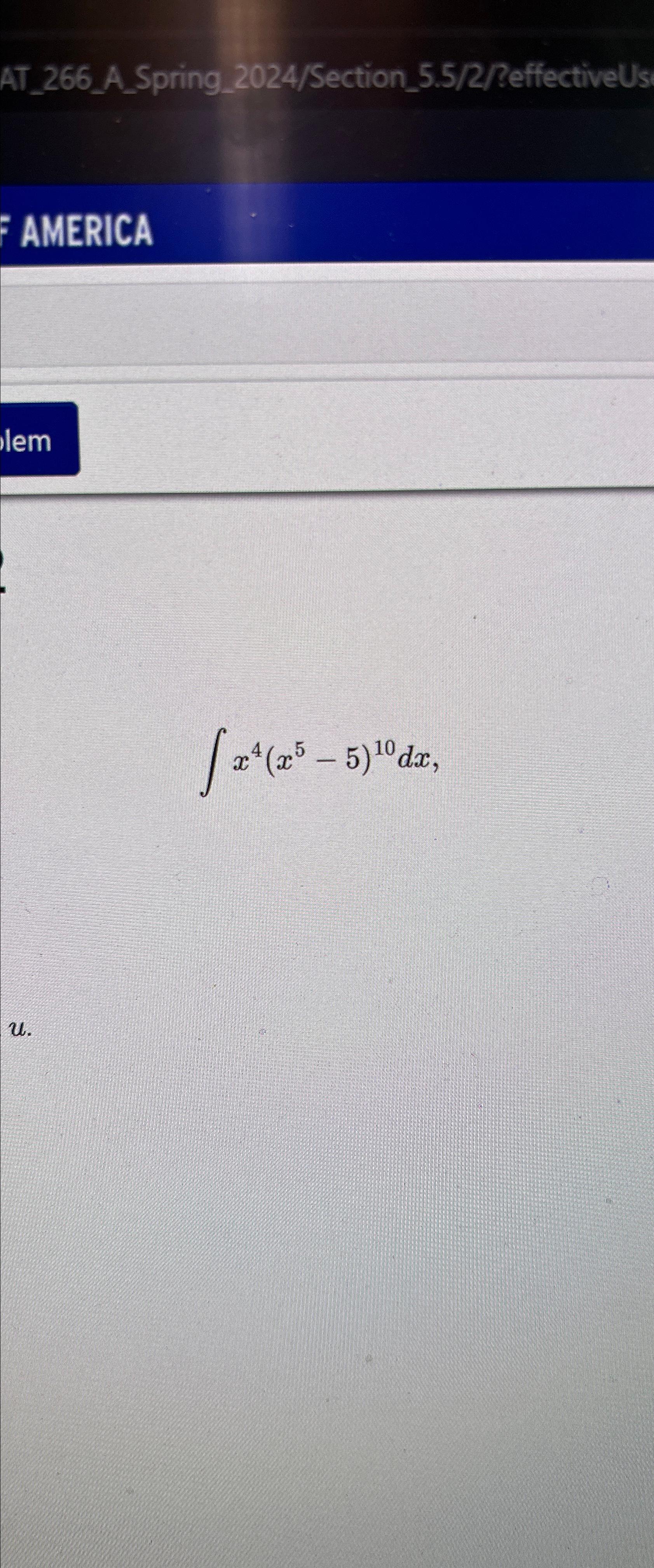 Solved AT 266 A Spring 2024 Section 5 5 2 EffectiveUsAMERIC Chegg Com   Image