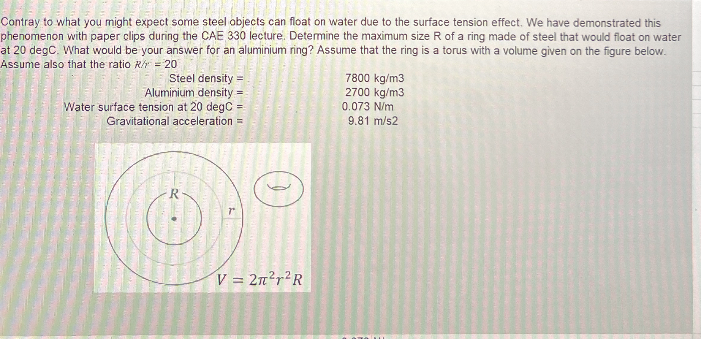 Solved Contray to what you might expect some steel objects