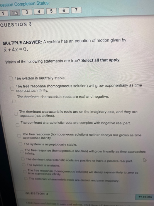 Solved uestion Completion Status: 1 25 3 4 5 6 7 QUESTION 3 | Chegg.com