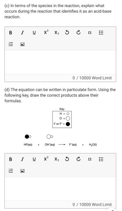 Solved Answer The Following Questions Related To HF And The | Chegg.com