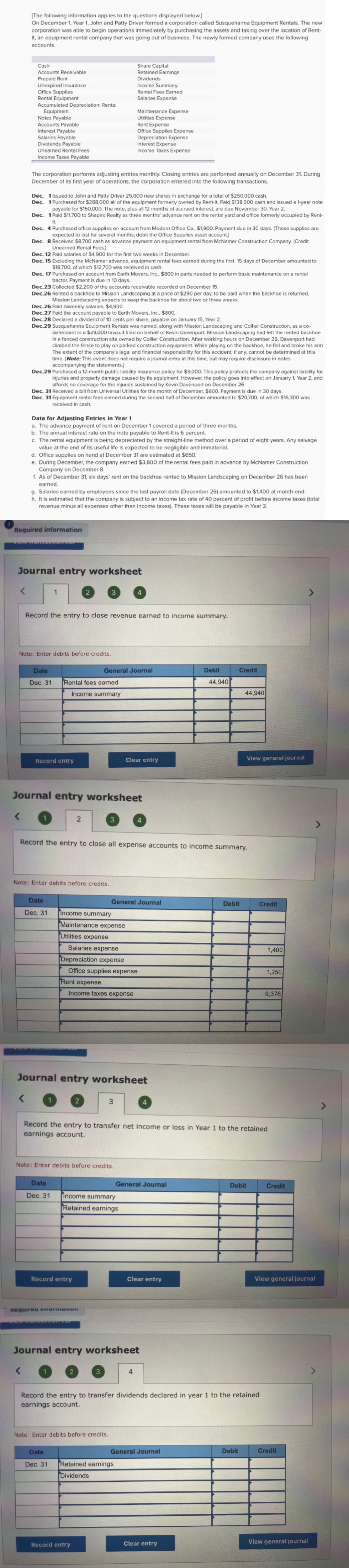 Solved σRiJournal entry worksheet(2) 3 (4)Record the entry | Chegg.com