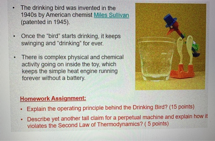 The Engineering Behind the Drinking Bird Toy