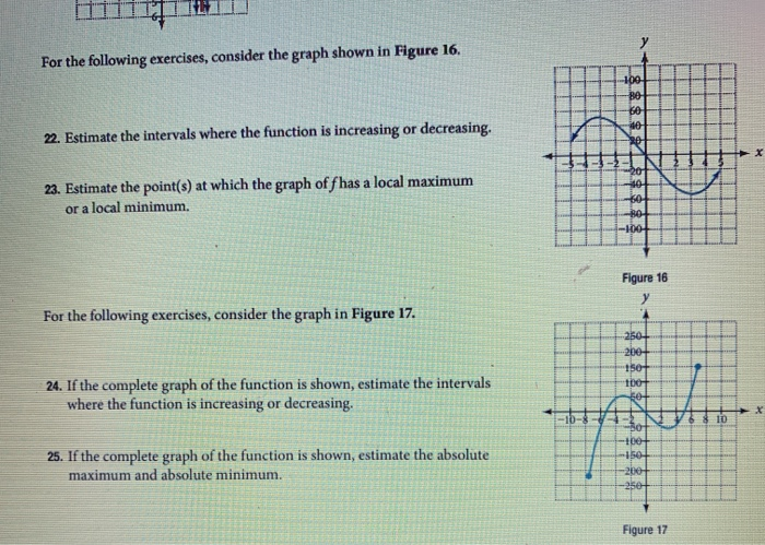 Solved Y For the following exercises, consider the graph | Chegg.com