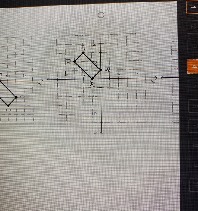 Solved Which shows the image of quadrilateral ABCD after the