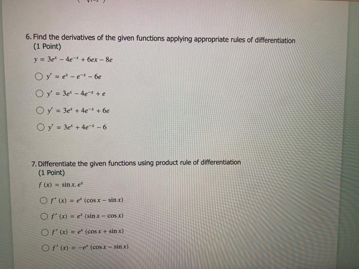 Solved 2. Find the derivatives of following inverse | Chegg.com