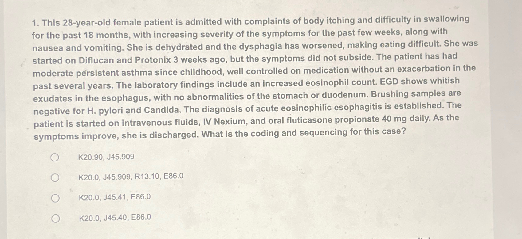 Solved This 28 -year-old female patient is admitted with | Chegg.com