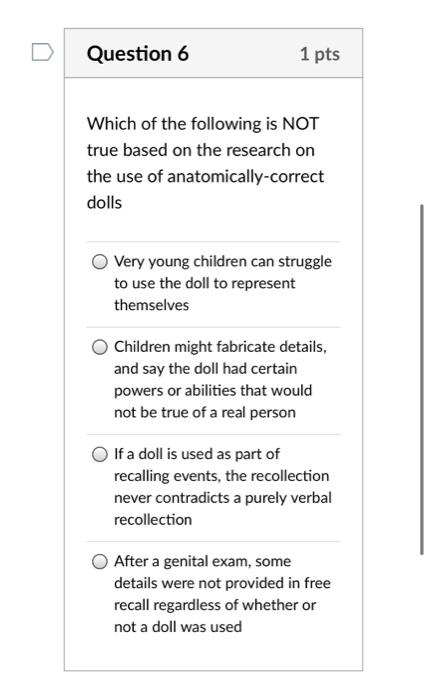 Solved Question 5 1 pts A major difference between the | Chegg.com