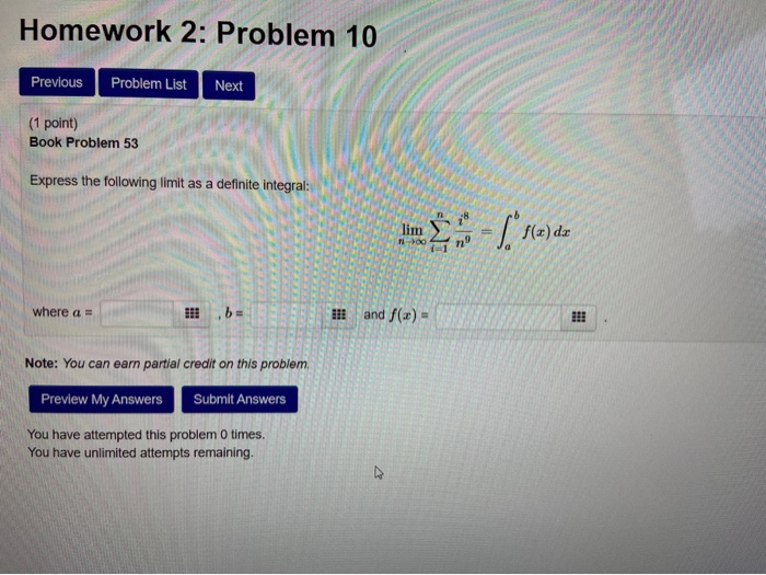 Solved Homework 2: Problem 10 Previous Problem List Next (1 | Chegg.com