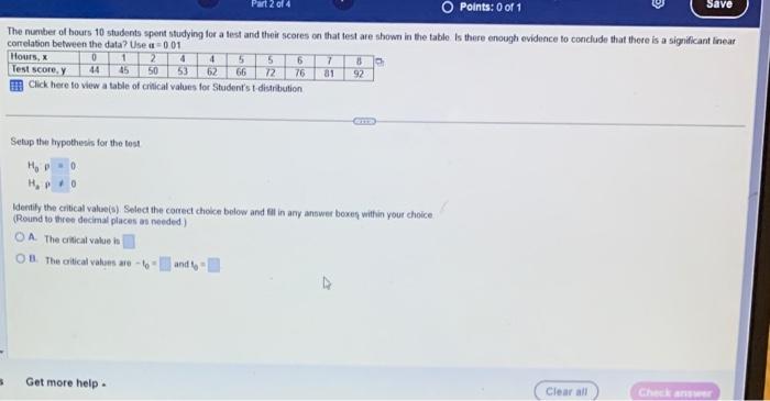 Solved Click here fo view a table of critical values for | Chegg.com