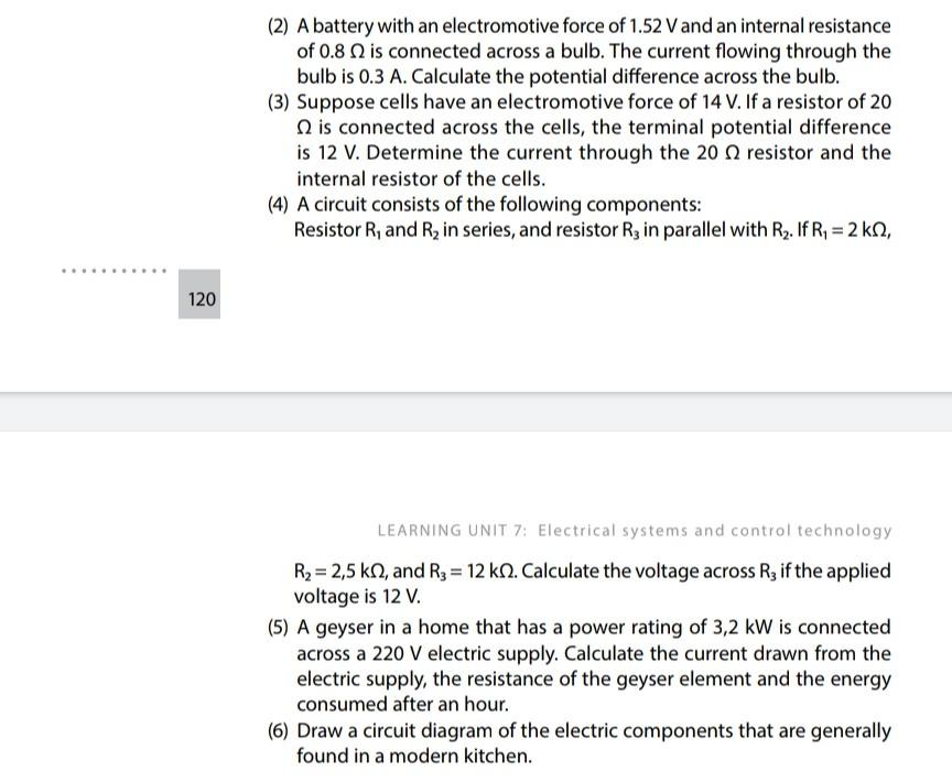 Solved (2) A battery with an electromotive force of \\( 1.52 | Chegg.com