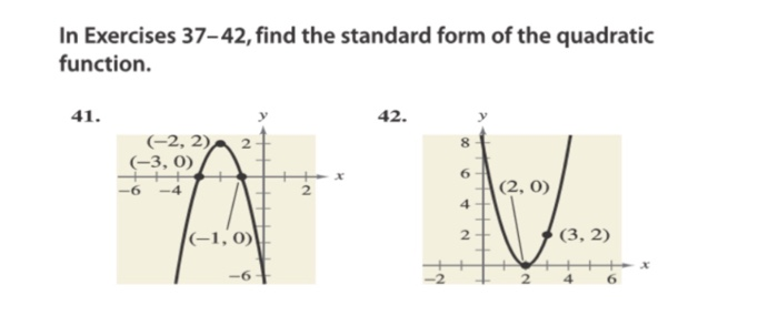 Solved In Exercises 37-42, find the standard form of the | Chegg.com