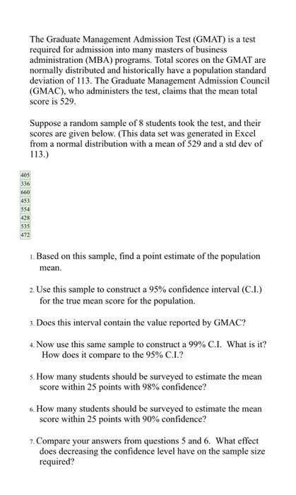 GMAT Preparation