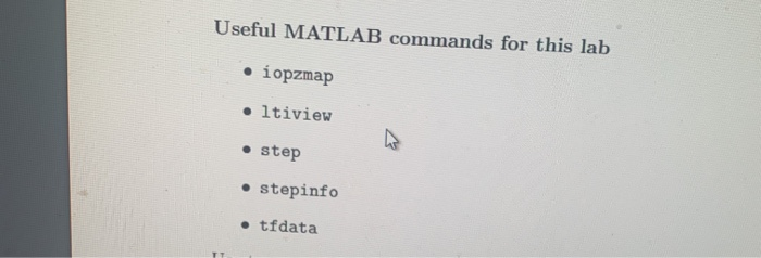 Solved You may use the SISOtool of MATLAB to complete this | Chegg.com