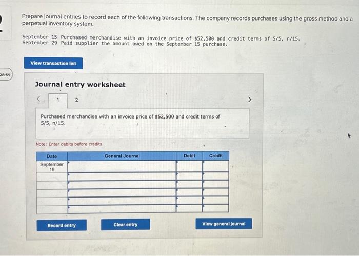 Solved Prepare journal entries to record each of the | Chegg.com