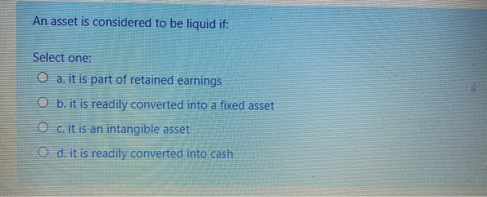 Which Of The Following Is Not Considered An Asset Solved Which of the following would rarely be classified as | Chegg.com