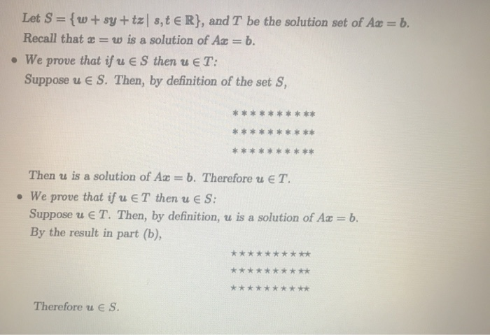 Solved A Explain The Phrase Null Space Of A Matrix By G Chegg Com