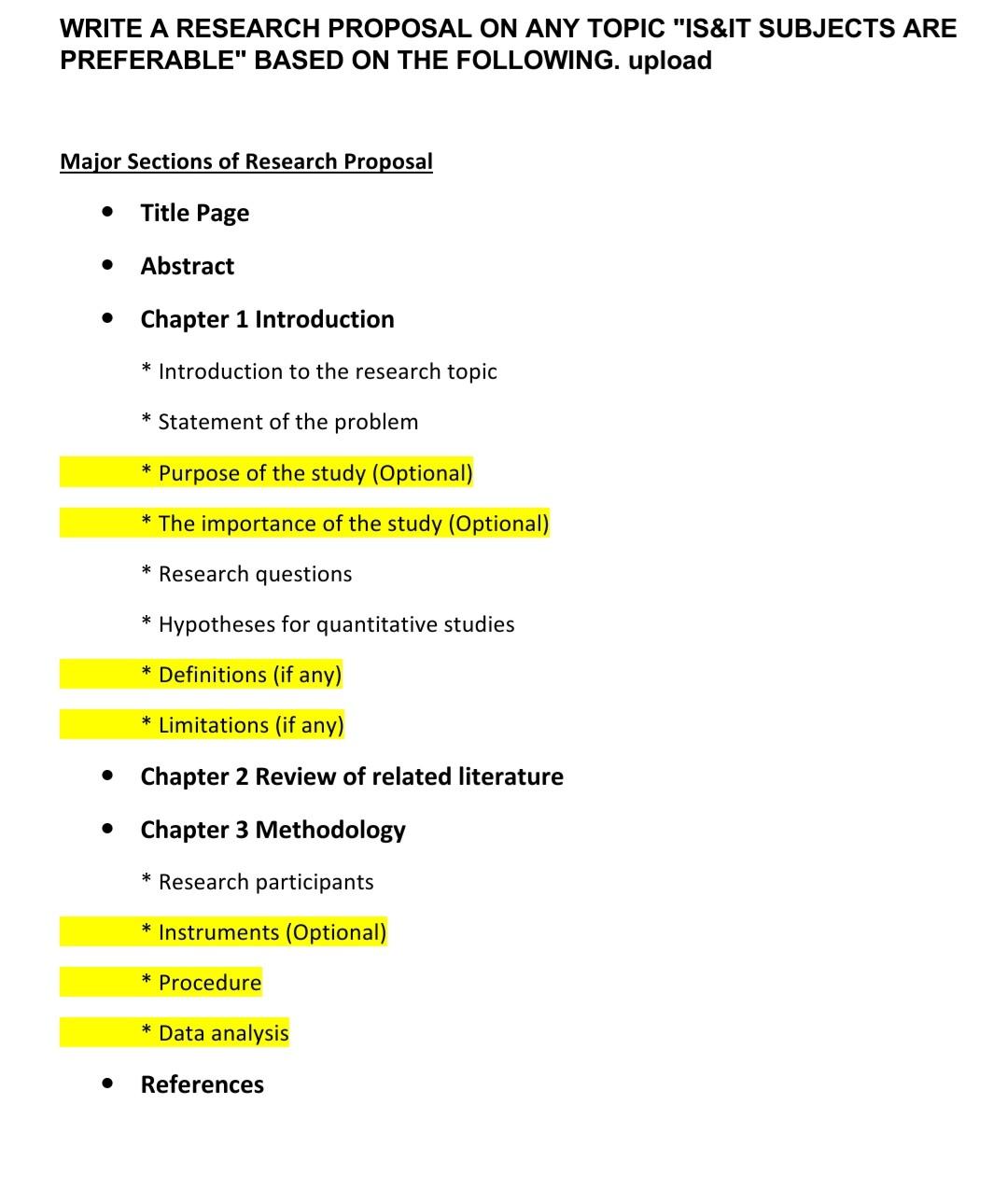 why write a research proposal