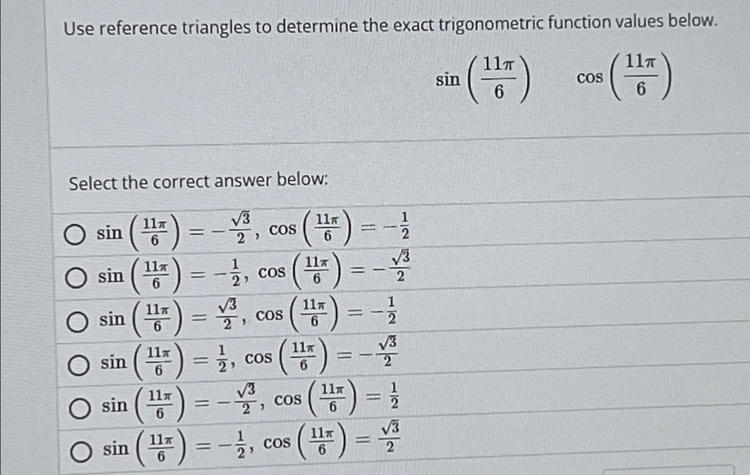 Solved Use reference triangles to determine the exact | Chegg.com