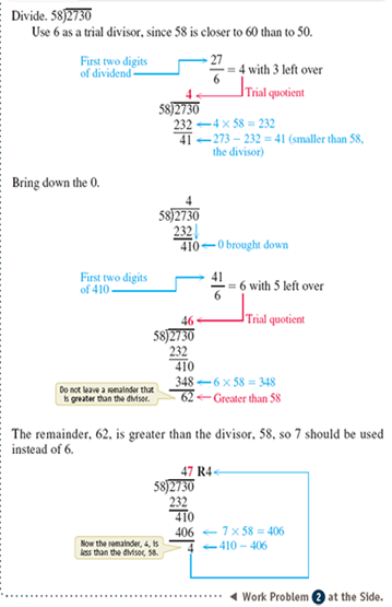 Solved Divide By Using Long Division Use Multiplication To Check Chegg Com