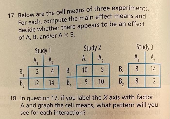 Solved I need help for question 18. Question 17 is there | Chegg.com