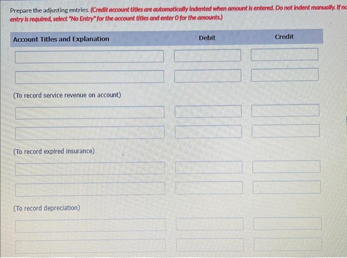 Solved The adjustments columns of the worksheet for Sunland