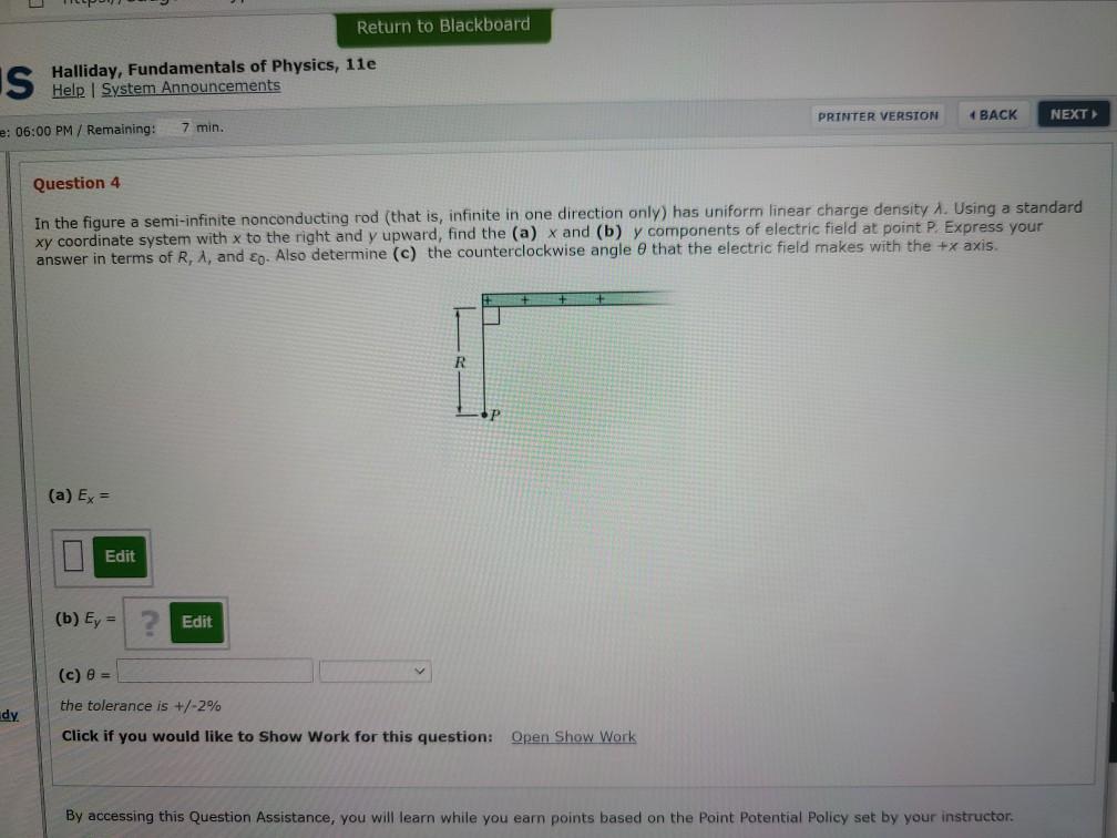 Solved Return to Blackboard Halliday, Fundamentals of | Chegg.com