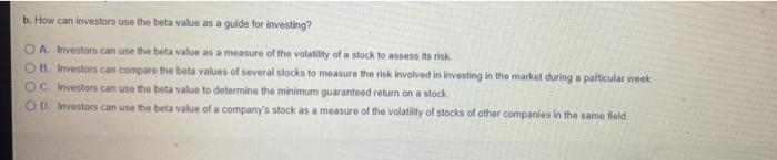 Solved Submit quiz The volatility of a stock is often | Chegg.com