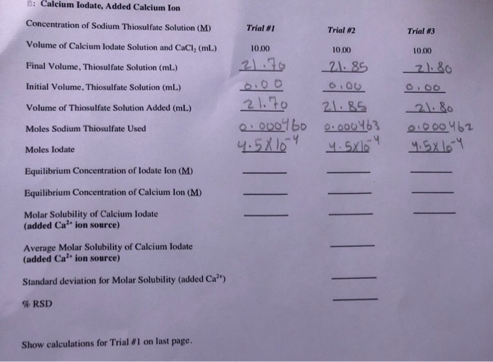 Solved Experiment 10 Solubility Product Constant Ksp And Chegg Solved Experiment 10 Solubility Product Constant Ksp And Chegg