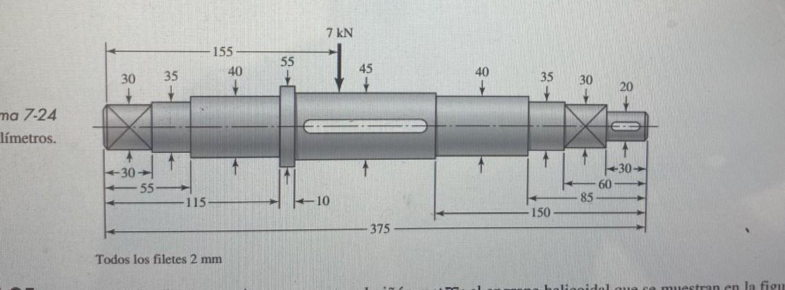 Solved A Cold-drawn AISI 1020 Steel Shaft With The Geometry | Chegg.com