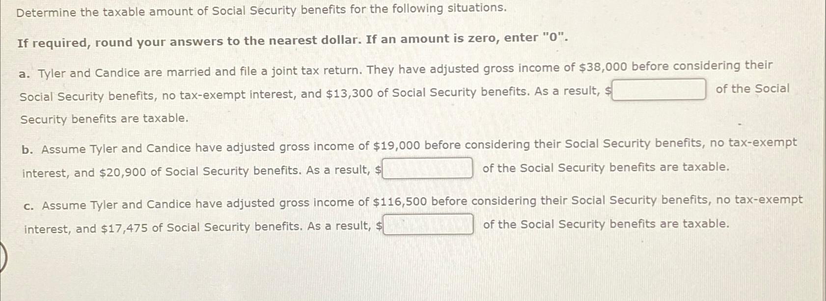 determine-the-taxable-amount-of-social-security-chegg
