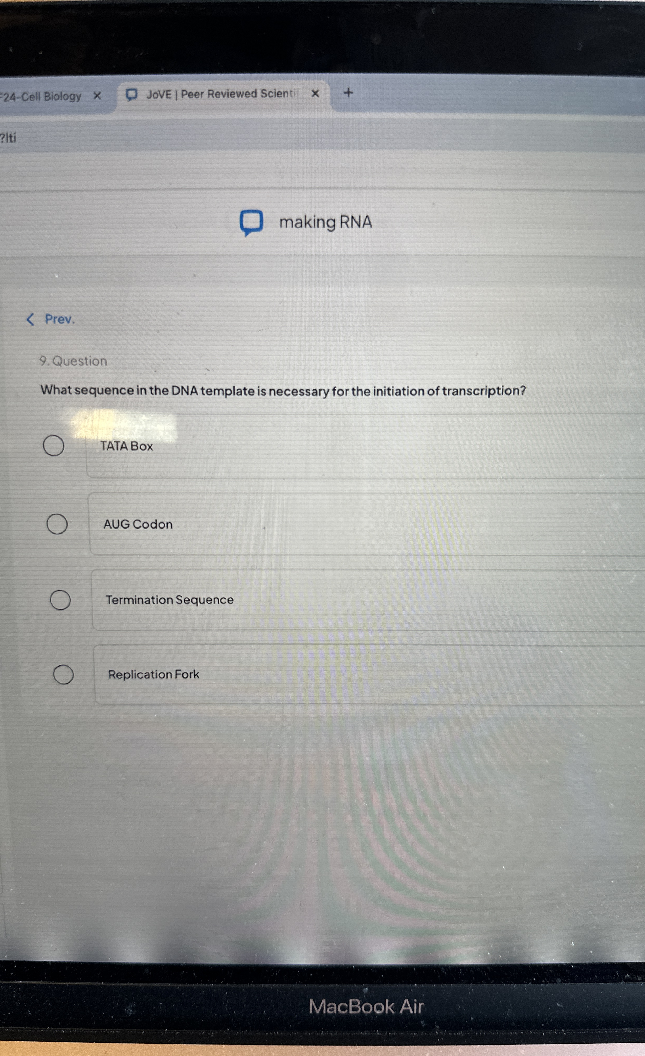 Solved 24Cell BiologyJoVE IPeer Reviewed Scientimaking