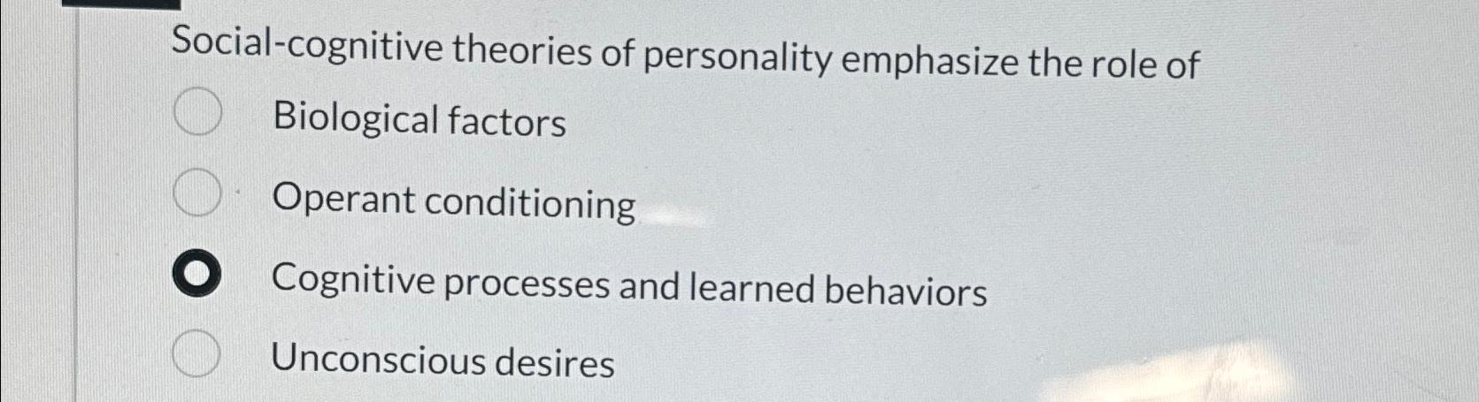 Social discount cognitive personality