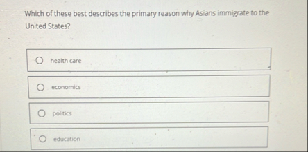 Solved Which of these best describes the primary reason why | Chegg.com