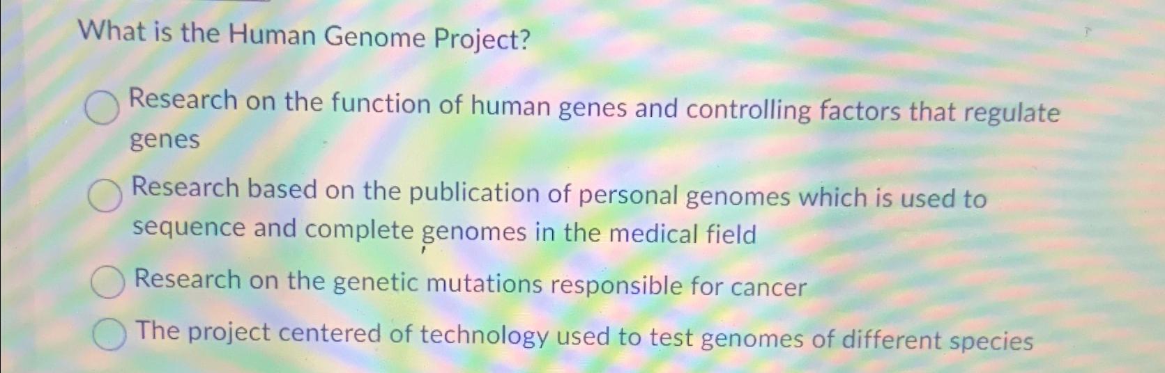GENES FUNCTION MAKEUP HUMAN GENOME PROJECT AND RESEARCH visual data 4