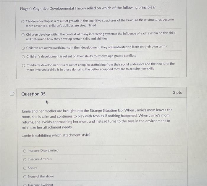 Principles of cognitive outlet development