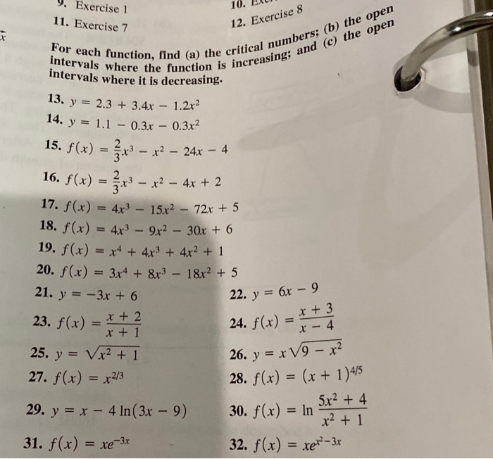 Solved 10. El 9. Exercise 1 11. Exercise 7 12. Exercise 8 12 | Chegg.com