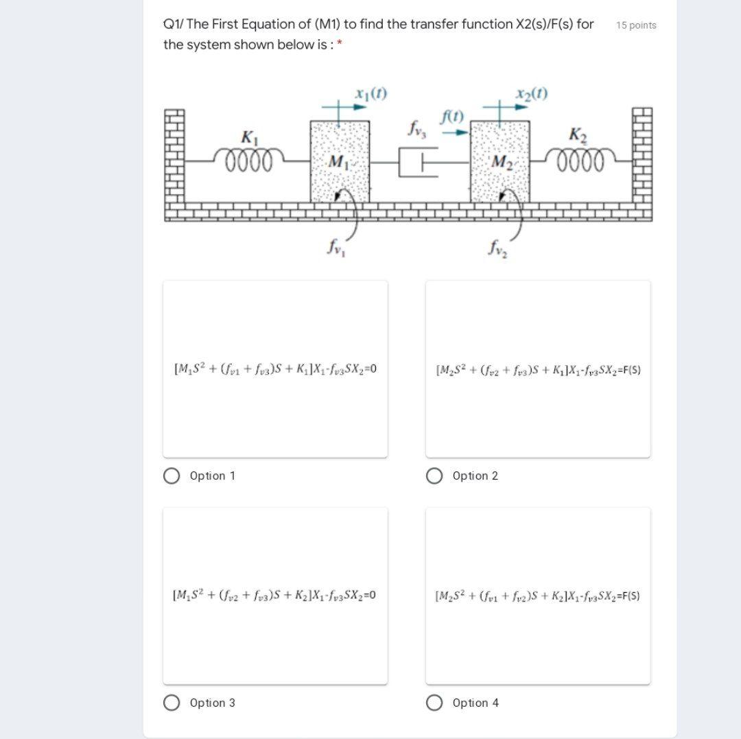 Solved subject control system chose the correct answers | Chegg.com