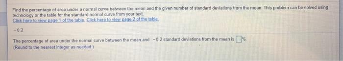 Solved Find the percentage of area under a normal curve | Chegg.com