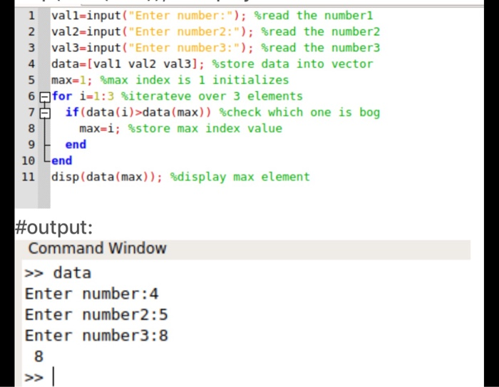 Solved why am i writting this code in matlab its saying to | Chegg.com
