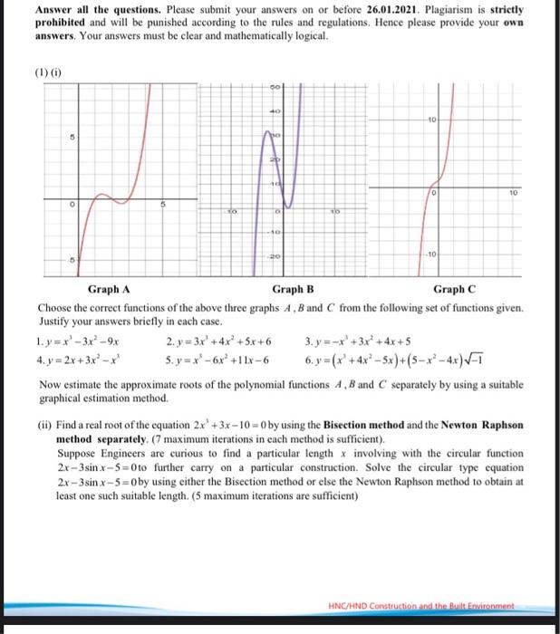 Solved Answer all the questions. Please submit your answers | Chegg.com